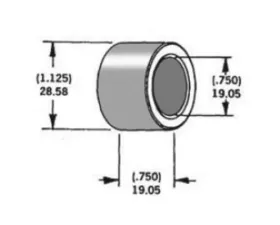 HardDrive Axle Spacer 3/4