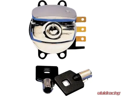 HardDrive Side Hinge Ignition Switch Chrome - 370095