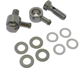 HardDrive Breather Bolts With Fitting Harley Davidson Big Twin 1993-1998 | XL 1991-2016