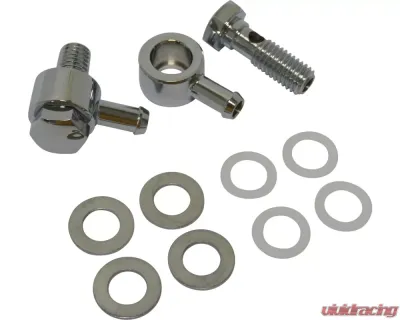 HardDrive Breather Bolts With Fitting Harley Davidson Big Twin 1993-1998 | XL 1991-2016 - 38-133
