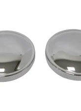 HardDrive Cam Style Gas Cap Set Chrome Harley Davidson Cam Tanks Pre-1982                                     - 75-005 - Image 2