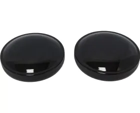HardDrive Cam Style Gas Cap Set Black Harley Davidson Cam Tanks Pre-1982