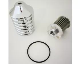 HardDrive Billet Reusable Oil Filter Chrome Harley Davidson Touring 1982-2020 | Softail 1984-2020 | Dyna 1991-2017 | Sportster 1985-2020