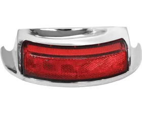 HardDrive Rear Fender Tip LED Light Red Lens Harley Davidson Touring 2009-2013