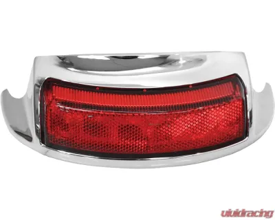 HardDrive Rear Fender Tip LED Light Red Lens Harley Davidson Touring 2009-2013 - F51-0645R
