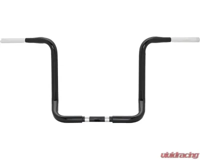 HardDrive Bagger APE-Hanger Handlebar Satin Black 14" Rise Harley Davidson FLH 1980-2007 - H30-0219MBS-14