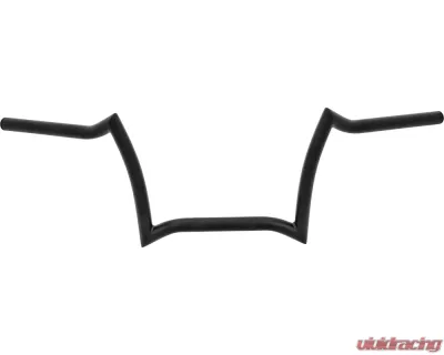 HardDrive H-Bar Z-Bar 1" Knurl 33" Wide 9"Rise Satin Black Harley Davidson Pre-1982 - H31-0227MB