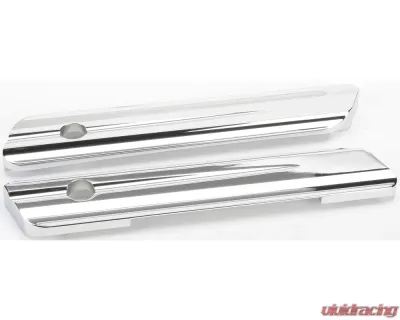 HardDrive Sanddlebag Latch Cover Chrome Harley Davidson FLH | FLT 2014-Up - HE-104611-E