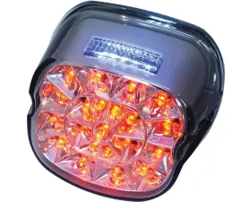 HardDrive Laydown LED Taillight Facing Up Smoked Lens Harley Davidson 2003-2017