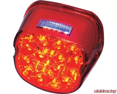 HardDrive Laydown LED Taillight Facing Up Red Lens Harley Davidson 2003-2017 - L24-0433RLED