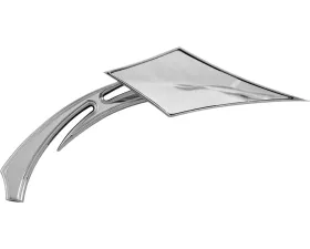 HardDrive Scorpion Mirror With Tribal Raised Rib Stem Chrome