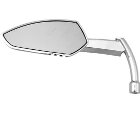 HardDrive Left Mirror Apache With Knife Stem Chrome