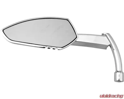 HardDrive Left Mirror Apache With Knife Stem Chrome - M60-6343CL