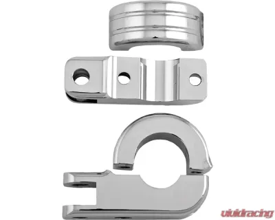 HardDrive Footpeg Mount Clamps 1.25" Bar Chrome - P77-6004