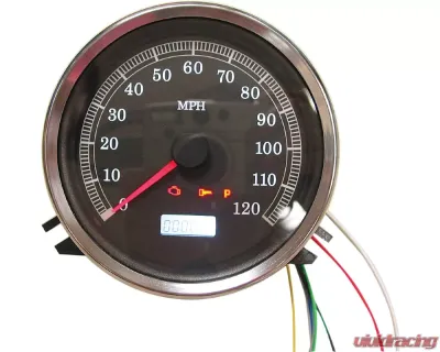 HardDrive Electronic Speedometer Black Face Harley Davidson Softail | FXWG 1996-1999 - T21-6983-12