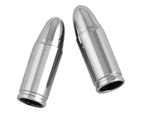 HardDrive Valve Stem Caps Chrome Bullet