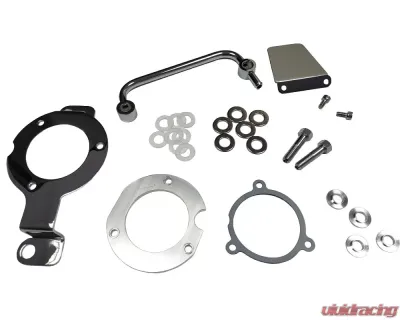 HardDrive Breather Kit Satin Black Harley Davidson M8 Models - 120425