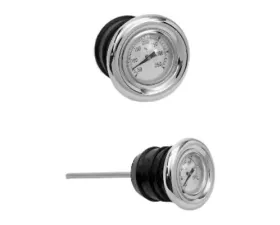 HardDrive Oil Dipstick With Temperature Gauge White Face Harley Davidson Softail 1984-1999