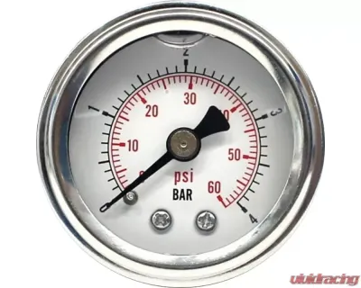HardDrive Oil Pressure Gauge 60 PSI White - 169702