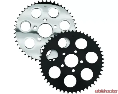 HardDrive Black Textured Rear Sprocket 51 Tooth 6mm Offset Harley Davidson Big Twin 2000-2013 - 201669