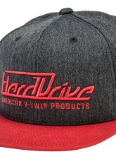 HardDrive Embroidered Hat Black/Red One Size                                     - 820-HATBLKRED - Image 2