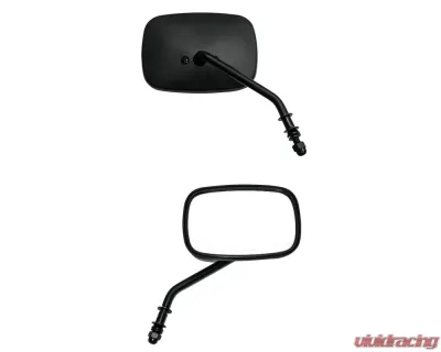 HardDrive Mirror OEM Style Short Stem Matte Black Right - 270532