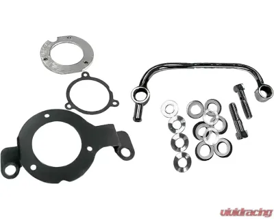HardDrive Breather Kit Satin Black Harley Davidson M8 Models - 120425