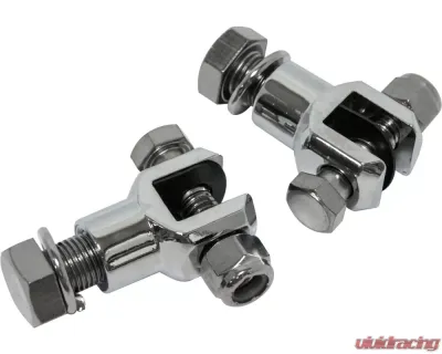 HardDrive Footpeg Clevis Mounts Chrome 1/2"-20 Thread Harley Davidson XL 1986-1993 - 30-686A