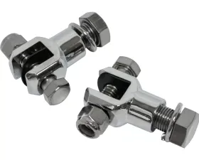 HardDrive Footpeg Clevis Mounts Chrome 3/8