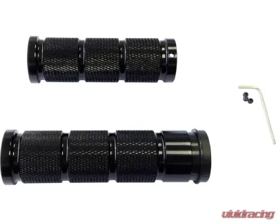 HardDrive Rretro Grip Set Black Harley Davidson Throttle By Wire - 353061