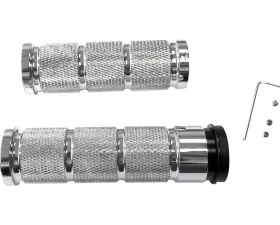 HardDrive Rretro Grip Set Chrome Harley Davidson Throttle By Wire