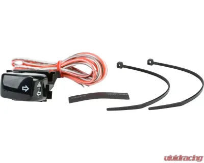 HardDrive Black Right Turn Signal White Letters Replaces OEM#:71591-96 - 371000
