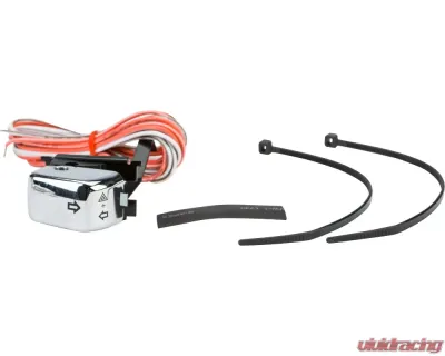 HardDrive Right Turn Signal Chrome With Black Letter Replaces OEM#:71591-96 - 371006