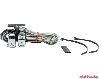 HardDrive Handlebar Switch Chrome With Black Letters Off/Start Replaces OEM#:71589-96 - 371009