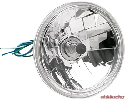 HardDrive Headlight Insert 5-3/4" H4 Clear Harley Davidson - 38-563