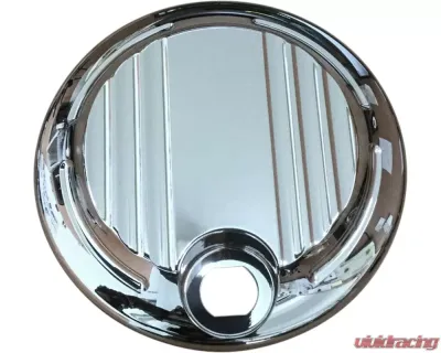 HardDrive Billet Fuel Door Chrome Harley Davidson FLH | FLT 2008-Up - 452016
