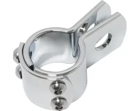 HardDrive Three Piece Frame Clamp Chrome For 1-1/4