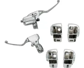 HardDrive Handlebar Control Kit Black Cable Clutch With Cruise Harley Davidson FLH 2008-2016