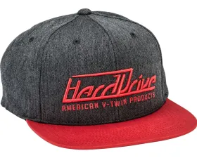 HardDrive Embroidered Hat Black/Red One Size