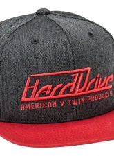 HardDrive Embroidered Hat Black/Red One Size                                     - 820-HATBLKRED - Image 2