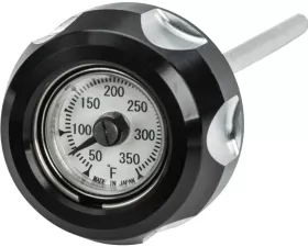 HardDrive Oil Temperature Dipstick Black And Machined Harley Davidson M8 2017-Up