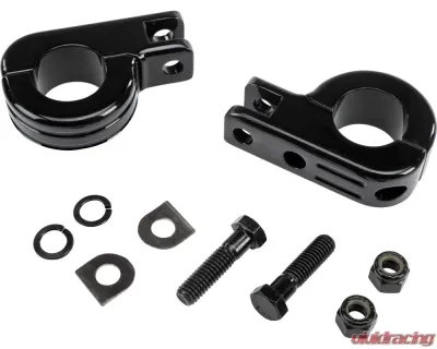 HardDrive Footpeg Mount Clamp 1.25" Bar Black - P77-6004GB