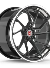 AL13 DT001 5050 24x8-13 3 Piece Custom Wheel                                     - AL13-001-DT5050-24 - Image 2