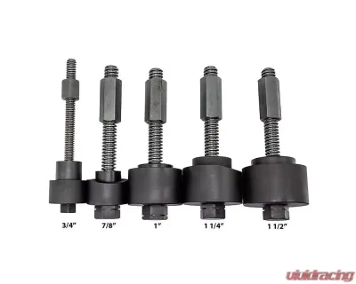 AGM Products Master Uniball Set W/ .750 .875 1.0 1.250 and 1.500 Inch Tools Plus 1-.500 and .750 Inch Screw - AGM-UBT-MSET