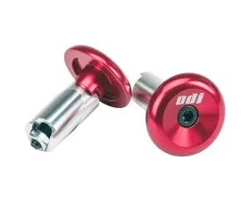 ODI Aluminum Bar End Plugs Red