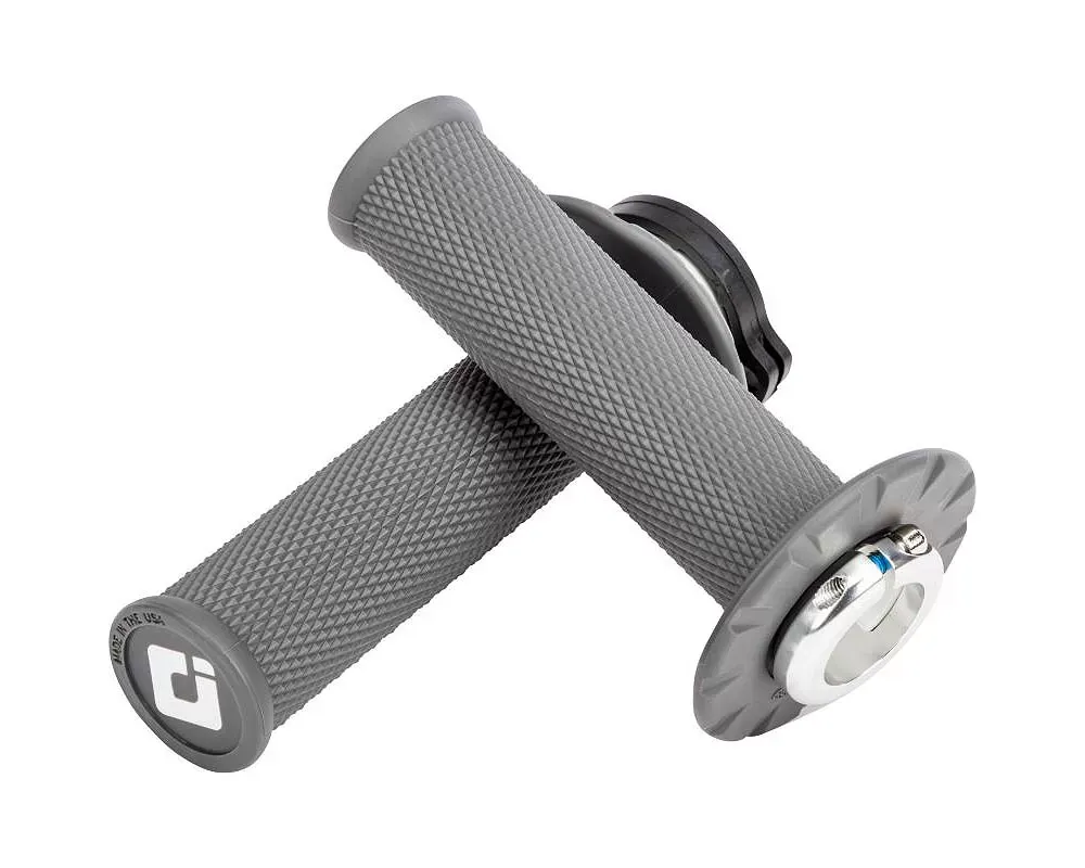 ODI Mx V2 Lock-On Grips No Waffle Graphite - H36NWH