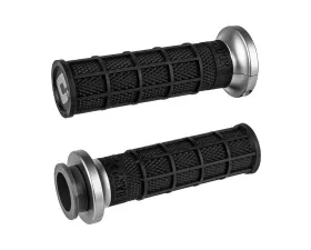 ODI Lock On Waffle Style Grips Black | Graphite For Tbw