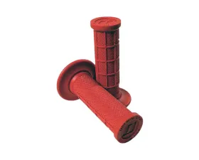 ODI Mini Mx Half Waffle Grips Red