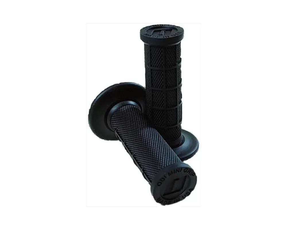 ODI Mini Mx Half Waffle Grips Black - H01MMB