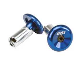 ODI Aluminum Bar End Plugs Blue